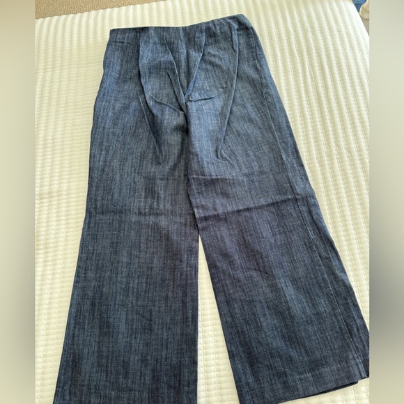 LOFT Dark Blue Denim Pants - Picture 2 of 3
